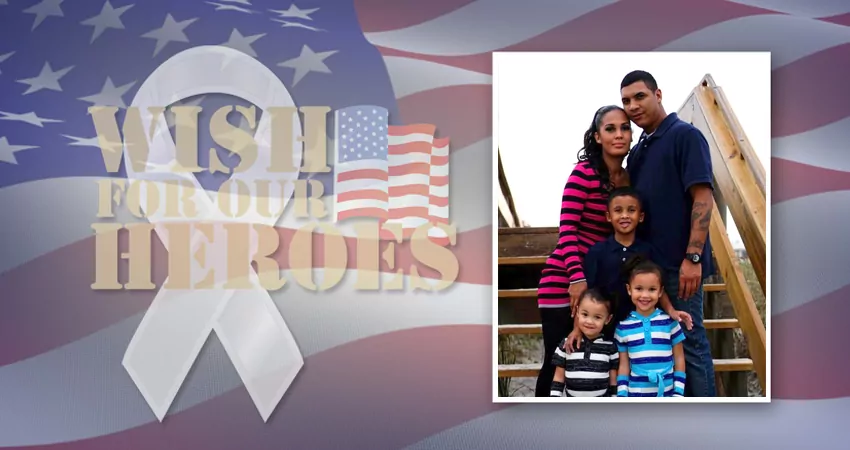 W4OH_WishImage Navy Family's Wish Granted to Help Cover Medication Costs | Wish For Our Heroes